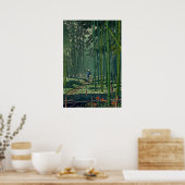 Bamboo Grove von Saga Fujishima Takeji Poster (Küche)