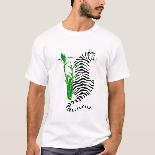 Bamboo Hidden Tiger T-Shirt (Vorderseite)