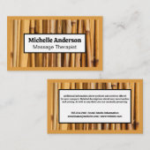 Bamboo Hintergrund Visitenkarte (Vorne/Hinten)