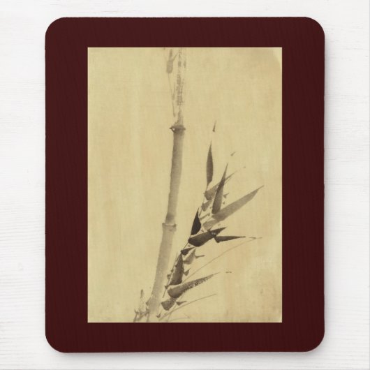 Bamboo, Hokusai japanische Kunst der Bildenden Kun Mousepad (Vorne)