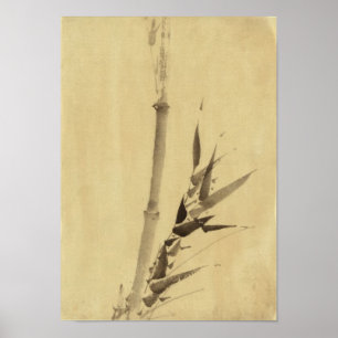Bamboo, Hokusai japanische Kunst der Bildenden Kun Poster