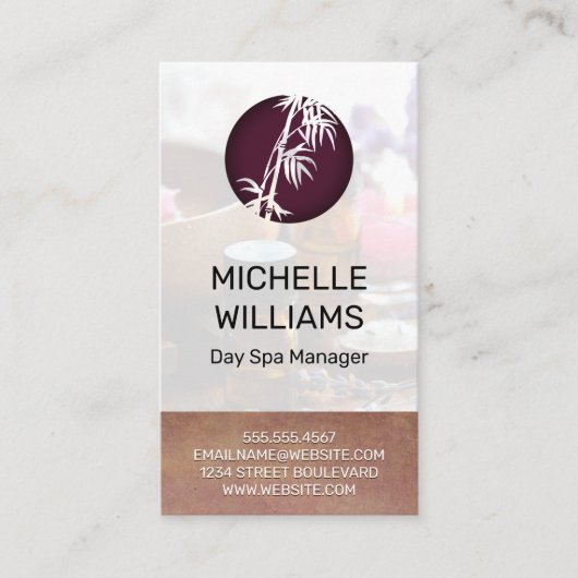 Bamboo Icon Visitenkarte (Vorderseite)