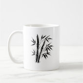 Bamboo Ink Illustration - Zen-Kaffee-Tasse Kaffeetasse (Links)