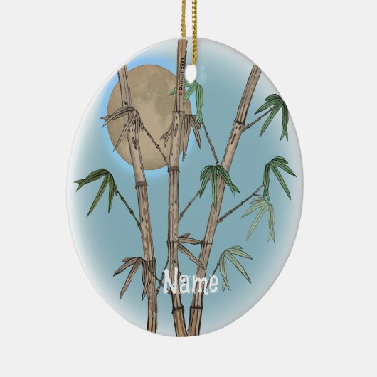 Bamboo Keramik Ornament (Rechts)