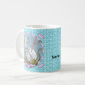 Bamboo-Kranich-Tasse Kaffeetasse (Vorderseite Links)