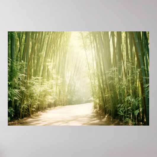 Bamboo Landschaftsmedizin Ruhe Poster (Vorne)
