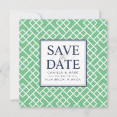 Bamboo Lattice Save the Date (Vorderseite)