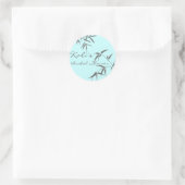 Bamboo Leaf Bridal Stickers (Tasche)