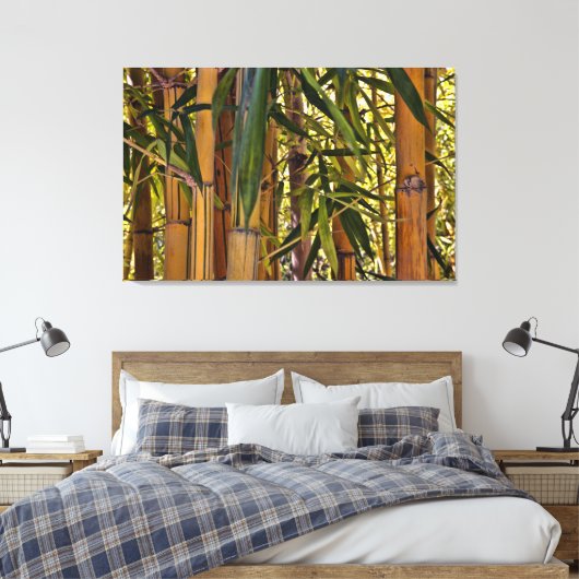 Bamboo Leinwanddruck (Insitu (Schlafzimmer))