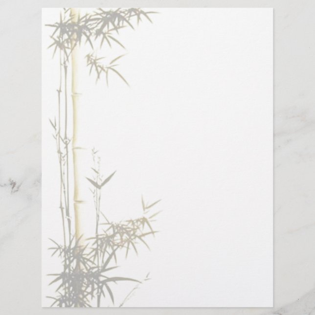 Bamboo Letterhead (Vorderseite)