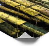 Bamboo live Zen-Poster Poster (Ecke)