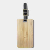 Bamboo-Look Gepäckanhänger (Vorderseite vertikal)