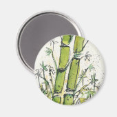 Bamboo Magnet (Vorderseite/Rückseite)