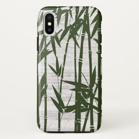 Bamboo Marble Case-Mate iPhone Hülle (Rückseite)