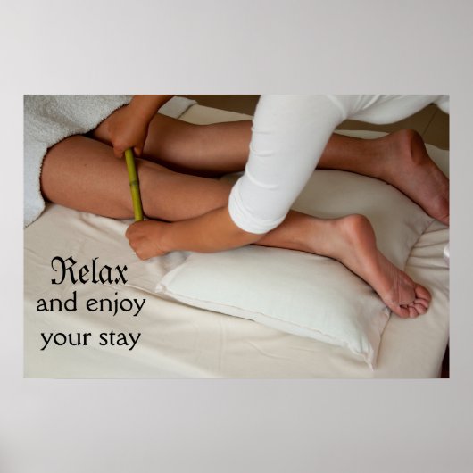 Bamboo Massage Leg Poster (Vorne)
