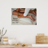 Bamboo Massage Leg Poster (Küche)