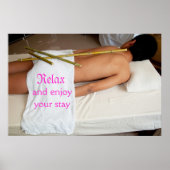 Bamboo-Massage Poster (Vorne)