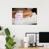 Bamboo-Massage Poster (Heimbüro)