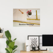 Bamboo Massagewerkzeuge Poster (Heimbüro)