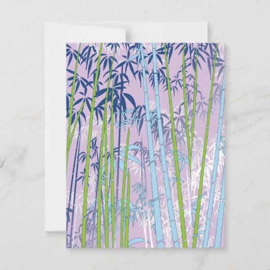 Bamboo Mitteilungskarte (Vorderseite)