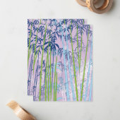 Bamboo Mitteilungskarte (Vorderseite/Rückseite Beispiel)