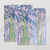 Bamboo Mitteilungskarte (Vorne/Hinten)