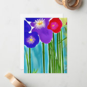 Bamboo-Mitteilungskarten Mitteilungskarte (Vorderseite/Rückseite Beispiel)