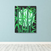 Bamboo Moon Leinwanddruck (Insitu (Holzboden))