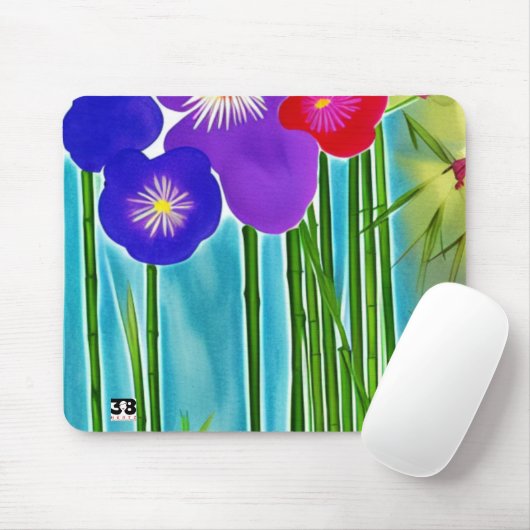 Bamboo Mouse Pad Mousepad (Mit Mouse)