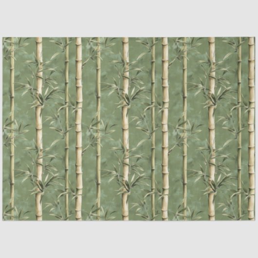 Bamboo Muster Decoupage Seidenpapier (Vorderseite)