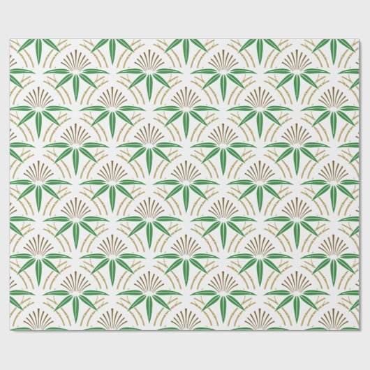 Bamboo Muster Geschenkpapier (Flach)