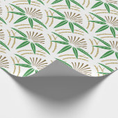 Bamboo Muster Geschenkpapier (Ecke)