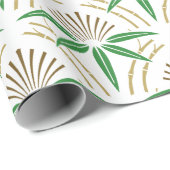Bamboo Muster Geschenkpapier (Rolleneckpunkt)