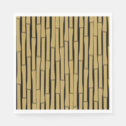 Bamboo Muster Serviette (Vorderseite)
