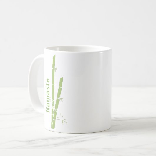 Bamboo Namaste Tasse (Vorderseite Links)