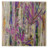 Bamboo Original Art Long Table Keramik Tile Fliese (Vorderseite)