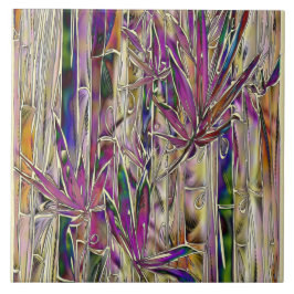 Bamboo Original Art Long Table Keramik Tile Fliese