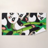Bamboo Panda Badehandtuch (Badehandtuch)