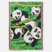 Bamboo Panda Decke (Vorderseite Vertikal)