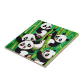 Bamboo Panda Fliese (Seite)