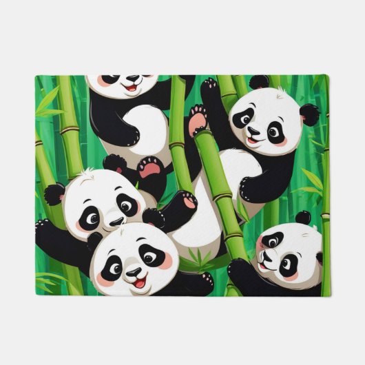 Bamboo Panda Fußmatte (Vorderseite)