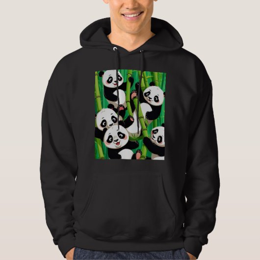 Bamboo Panda Hoodie (Vorderseite)