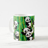 Bamboo Panda Kaffeetasse (Vorderseite Links)