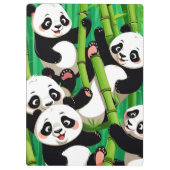 Bamboo Panda Klemmbrett (Rückseite)