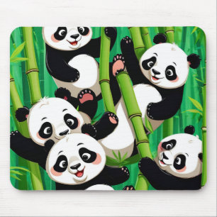 Bamboo Panda Mousepad