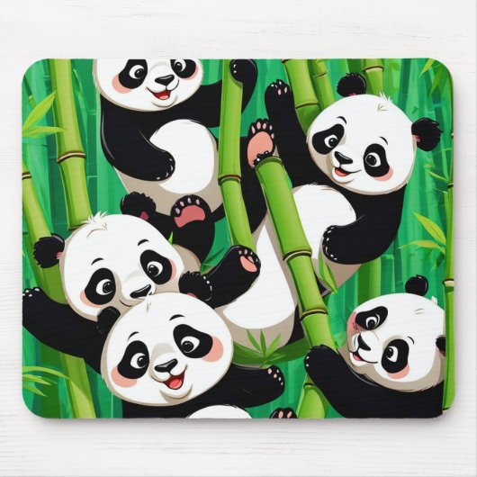 Bamboo Panda Mousepad (Vorne)
