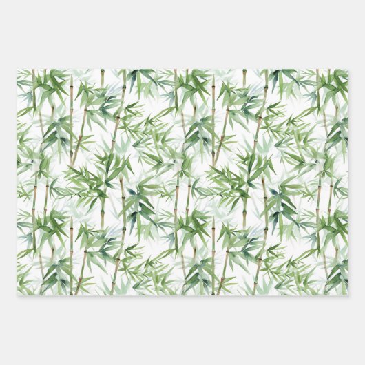 Bamboo Panda Packpapier Geschenkpapier Set (Vorderseite 3)