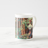 Bamboo Panda Porzellantasse (Vorderseite Rechts)