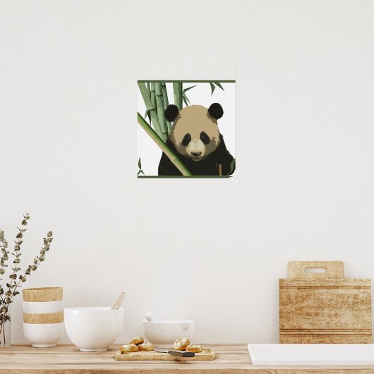 Bamboo Panda Poster (Küche)
