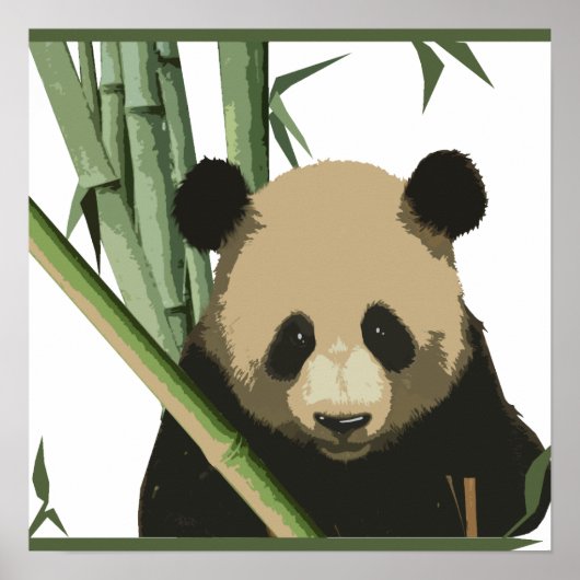 Bamboo Panda Poster (Vorne)